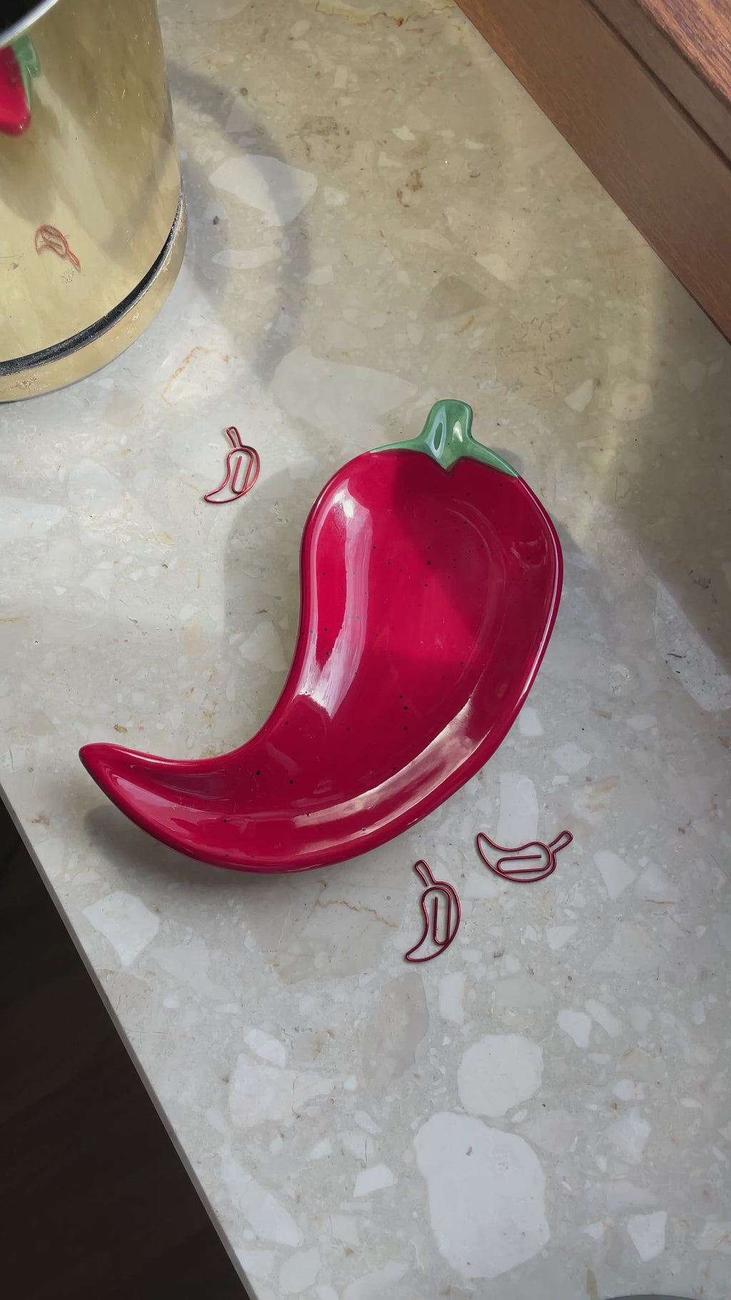 Spinacze w kształcie papryczek chili