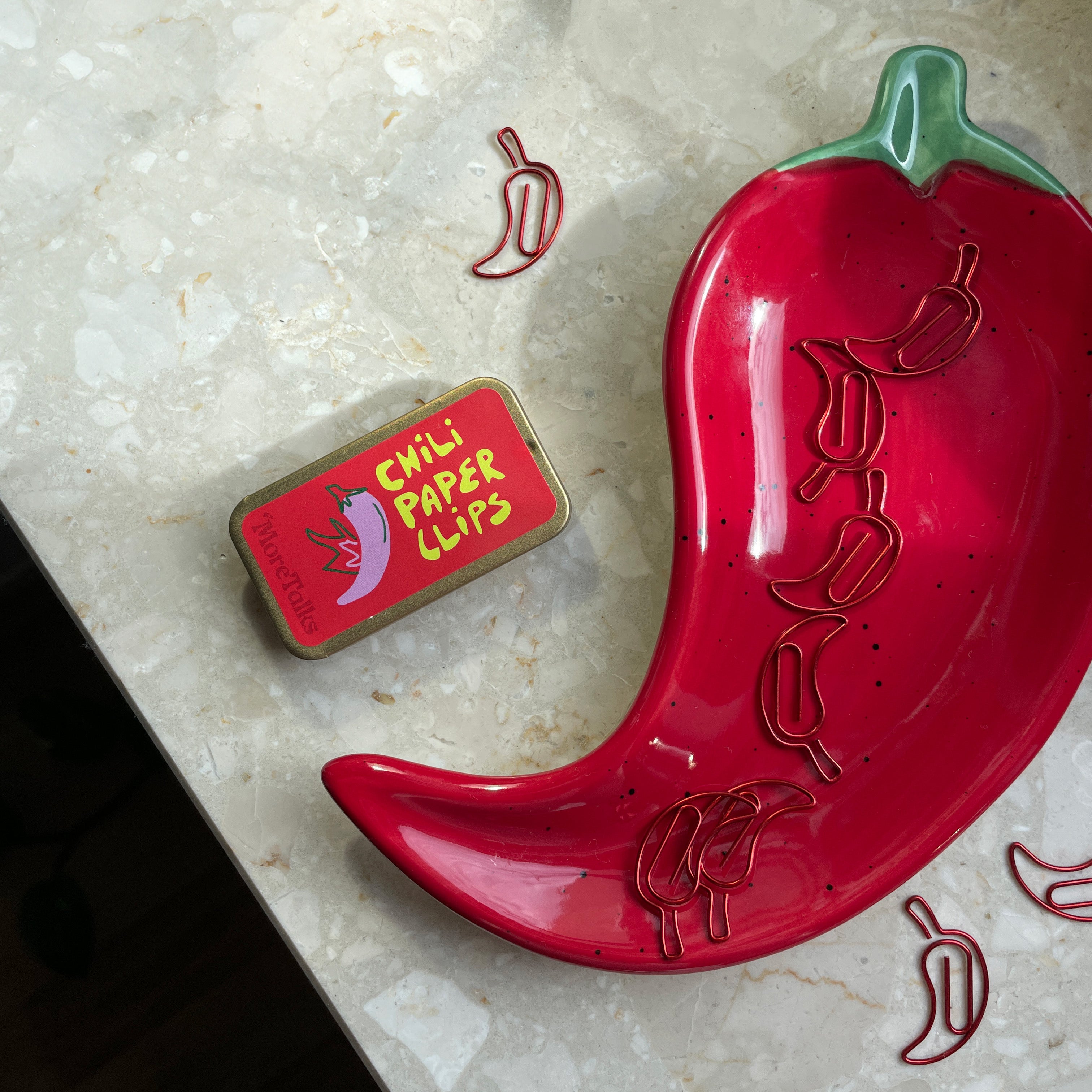 Spinacze w kształcie papryczek chili